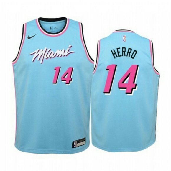 blue miami heat shirt